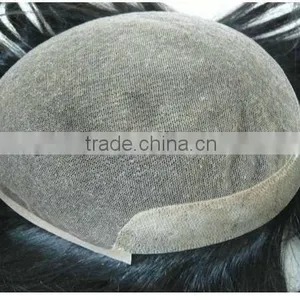 Human Hair Wigs for Men High Quality Men's Toupee thumbnail-3