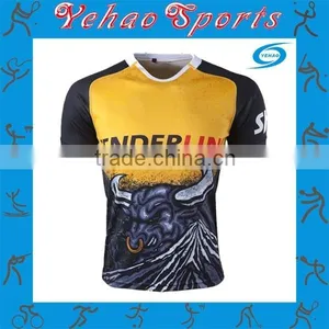 Professional Athletes Wholesale Dry Fit Sublimated Rugby Jersey thumbnail-1