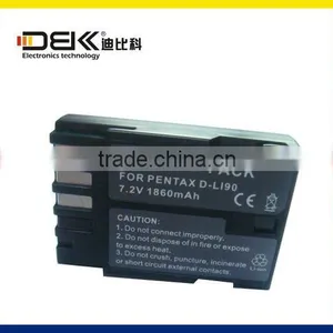 Hot Selling 7.4V Battery D-LI90 For DSLR Camera PENTAX K7 thumbnail-1