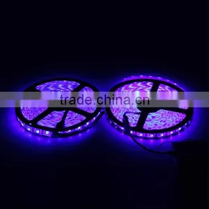 AC100-240V 2*5M 5050 SMD RGB 600LEDs LED Strip Light Lamp 44Key + IR Remote Controller DC12V + Power Adapter thumbnail-1