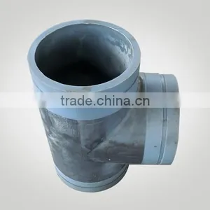 Tee Joint Pipe Tube Fittings for Tailings Transportation thumbnail-1