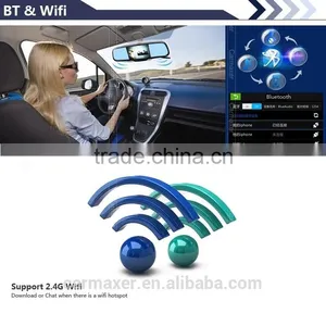 5" Capacitive Screen Android4.0 1080P WIFI Car DVR Rearview Monitor Rearview Mirror Gps Android for Special Car Quality Choice thumbnail-6