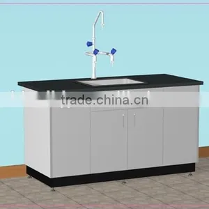 PP Material Sink + Solid Brass Faucet Lab Sink Table thumbnail-2