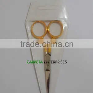 Gold Handle Cuticle Nail Scissors/ Manicure Instruments/ Beauty Care Instruments/ Scissor/ Nail Tools thumbnail-2