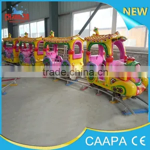 CE 14 Seats Beautiful Amusement Electric Mini Train thumbnail-1