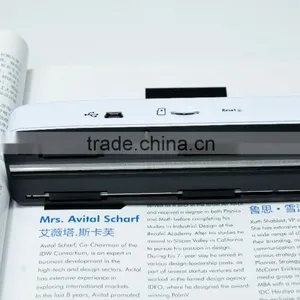 Mini Color Portable Wifi Scanner 1050dpi Handheld Book Scanner A4 Document Scanner Support JPG and PDF thumbnail-5