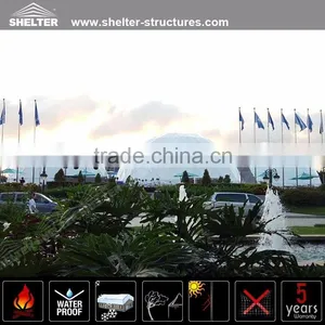 Waterproof PVC Flame Retardant Geodesic Dome Tent For Banquet thumbnail-3