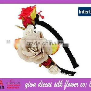 Handmade Floral Flower Hairband Hair Accessories thumbnail-2