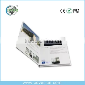 A5 Brochure 4.3'' LCD Video Greeting Card, Video Brochure Card For Promotion thumbnail-1