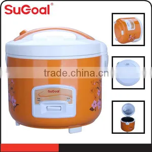Unique Flower Pattern Non-stick Inner Pot Hot Sale 1.8L/2.8L Rice Cooker thumbnail-1