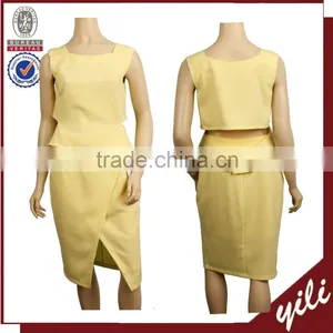 2016 New Design Western Style Spring Ladies 2 Piece Casual Skirt Suits Short Skirt Suits WT141231507 Quality Choice thumbnail-1