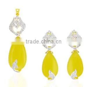 COLOR STONE PENDANT SETS thumbnail-1