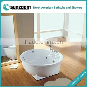 CUPC Certified Cheap Round Bathtub, Round Corner Bathtub, Bathtub-for-fat-people thumbnail-1