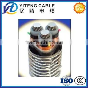 8.7|15kV Aluminium Copper Conductor XLPE Insulation PVC Sheath Steel Tape Armoured Power Cable Medium Voltage Cable thumbnail-1