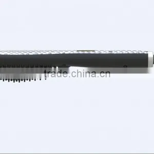 Fast Heating Electric Hair Brush , Ceramic Straightening Brush thumbnail-3