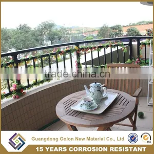Modern Design Ornamental Wrought Iron Balcony Railing Designs thumbnail-2