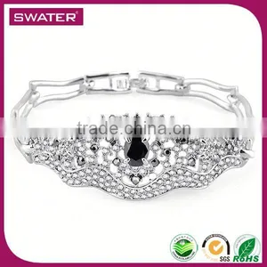 China Jewelry Wholesale Light Weight Diamond Necklace Set thumbnail-3