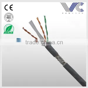 Frankever Hot Sale China Grey 4 Pairs SFTP CAT6 Lan Cable thumbnail-1
