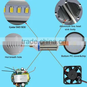 Top Quality 100W 120W LED Corn Lamp Maize LED Bulbs E40 E39 E27 Clear Cover 360degree thumbnail-3