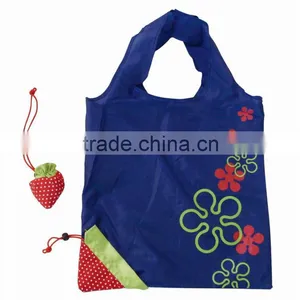 Colorful Foldable Nylon Shopping Bag Strawberry Bag thumbnail-1