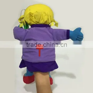 Children's Birthday Gift Animal Hand Puppet and Story Plush Toys With Clothes thumbnail-2