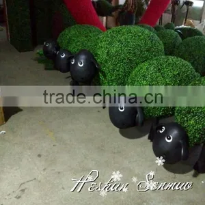 High Imitation Vivid Look Artificial Topiary Sheep Topiary Animal With Cheap Price thumbnail-3