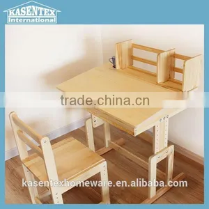 Wooden Children Study Desk Adjustable Desk Set thumbnail-5
