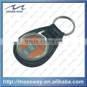 Souvenir Antique Customized Metal Leather Keychain thumbnail-5