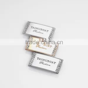 Custom Metal Logo for Handbag Metal Label for Garment thumbnail-3