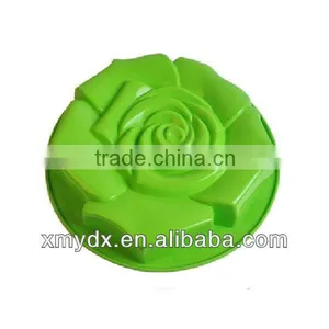 Big Rose Biscuit Colors Mould, Bread Mold, Kitchenware,Silicone Cake Mold, Baking Tools thumbnail-1