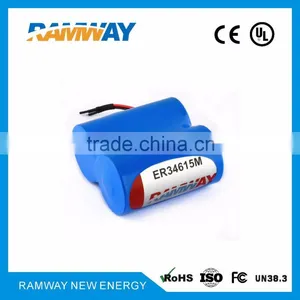ER34615M Battery,D Size Battery,D Size Spiral 3.6v Lithium Battery From Ramway thumbnail-1