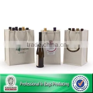 Lovely Design for Canvas Cotton Wine Bottle Bags thumbnail-3