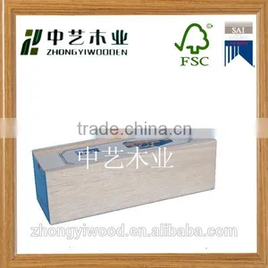 Trade Assurance FSC Unfinished Solid Pine Wood Natural Color Wine Box thumbnail-3