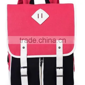 2015 New Fashion Blue Canvas Backpacks Wholesale thumbnail-1