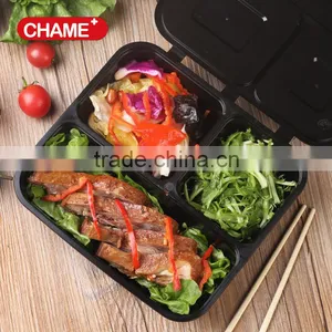 Resuable Plastic Meal Prep Container 3 Compartment, 10 Pack, Stackable, Leakproof Bento Lunch Food Box Storage Containers thumbnail-1