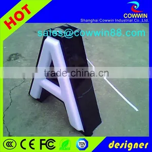2016 3Dled Letter Lights Sign 3d Metal Wall Art Sample Inquiry Business Letter thumbnail-1
