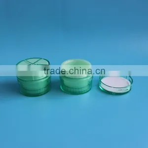 Workable Price Wholesale Light Green PS Cosmetic Cream Container thumbnail-1