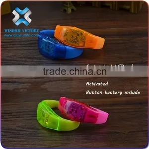2016 Hot New Products Pre-Programmed Sound Reactive Wristbands For Circulation,led Bracelet thumbnail-2
