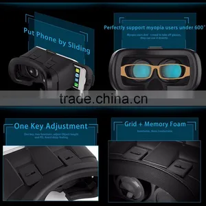 Factory OEM LOGO Printed 3D VR Box VR Headset Video Glasses thumbnail-3
