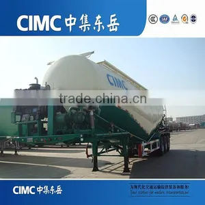 CIMC Silo Type Cement Trailer , Bulk Cement Tanker Price thumbnail-5