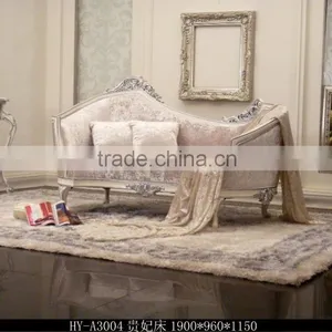 European Style Solid Wood Antique Bedroom Furniture Bed Bedside Table Wardrobe Dressing Table Bench Royal Chair Commode thumbnail-6