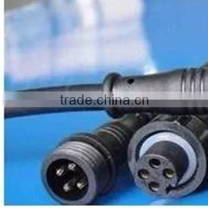 Waterproof Electricpin Mini Type Pre-wired Male to Female,LED Cable Connector thumbnail-1