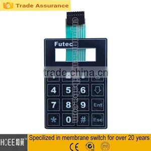 China Custom Clear Transparent Laser Window Plastic or Rubber Numeric Keypad,electronics Membrane Keyboard Switch thumbnail-4
