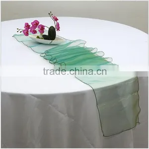2015 Beautiful Organza Runner Table Linen for Wedding Decoration thumbnail-4