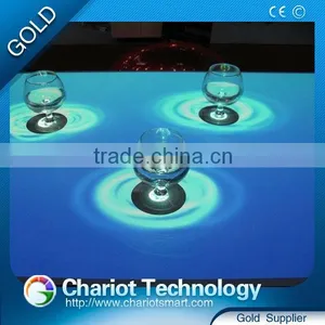 Chariot Hot Product Table Interactive Glass Bar With Angel Wings Effect thumbnail-2