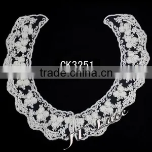 Machine Made Lace Collars,100% Cotton Lace Collar CK3251 thumbnail-1