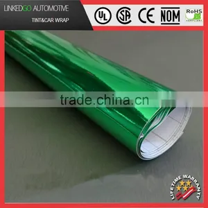 High Quality Chrome Green Mirror Vinyl Sticker 1.52*30M Self Adhesive Sticker Car Wrapping thumbnail-1