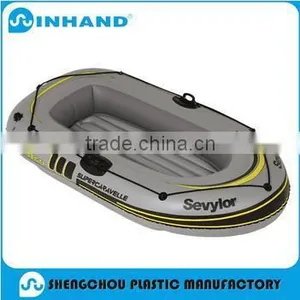 Promotional Top Quality Yellow /grey/blue PVC Inflatable Fishing Boat thumbnail-2