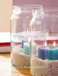 Wholesale Eco Friendly White Glass Candle Holder for Decoration thumbnail-6