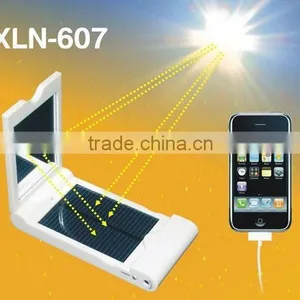 Emergency Solar Power Bank & Portable Charger With Mirror & Folding Charger thumbnail-1